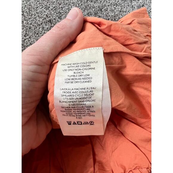 Anthropologie Maeve Ruffled Bubble cropped tank women's small - Picture 4 of 5